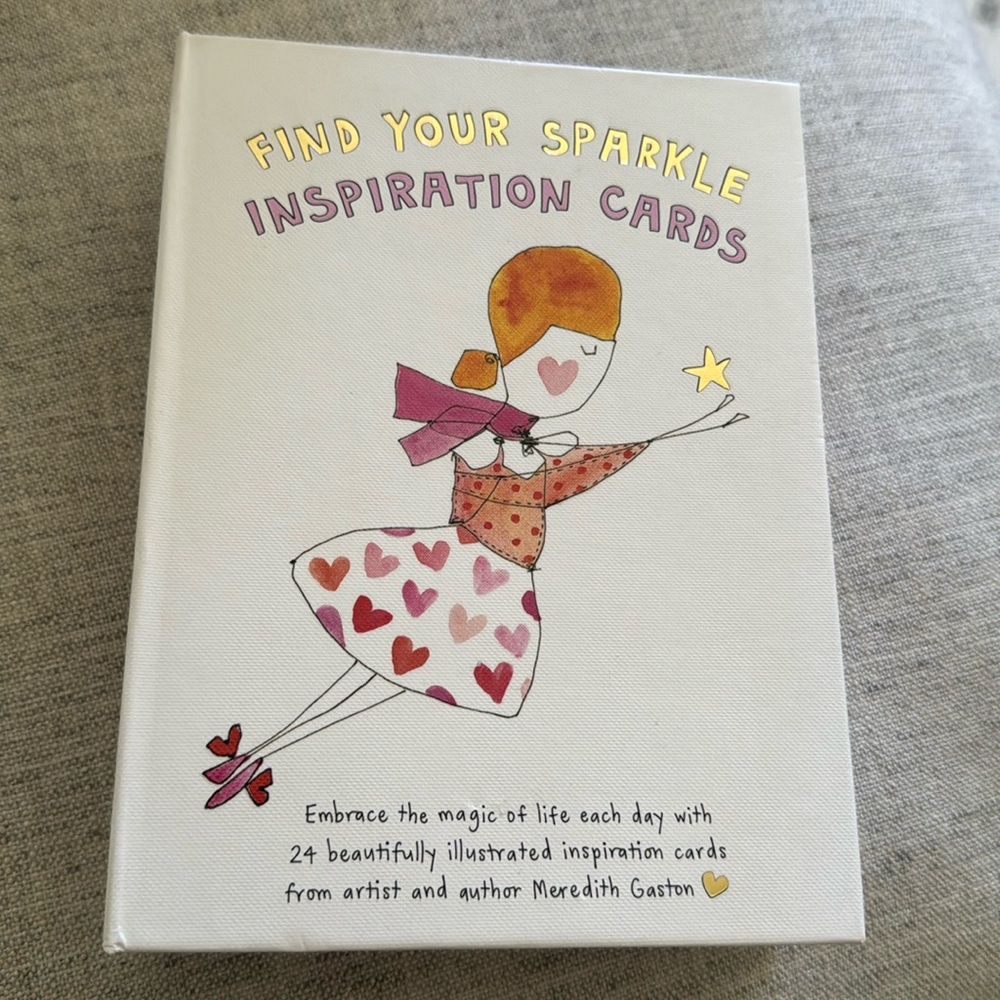 Find Your Sparkle Inspiration Cards by Meredith Gaston 24 cards with box